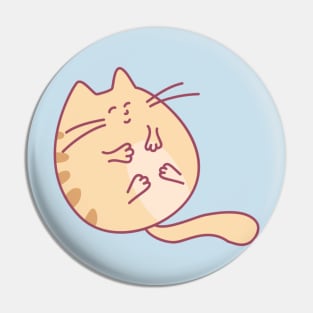 Cat on its Back - Cute Cat Collection Pin