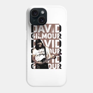 David gilmour, brown | vintagemusic Phone Case