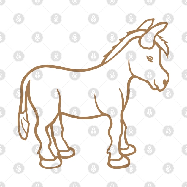 Cute donkey mule by Farhad