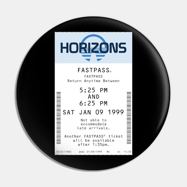 Horizons Fastpass Pin by Florida Project