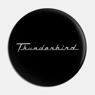 Thunderbird Emblem Script Pin