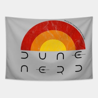 Retro Dune Nerd Sun Tapestry