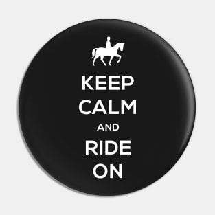 Keep Calm | Funny Horseback Riding Quote Pin