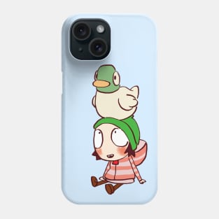 sarah and duck #2 / children's cartoon Phone Case