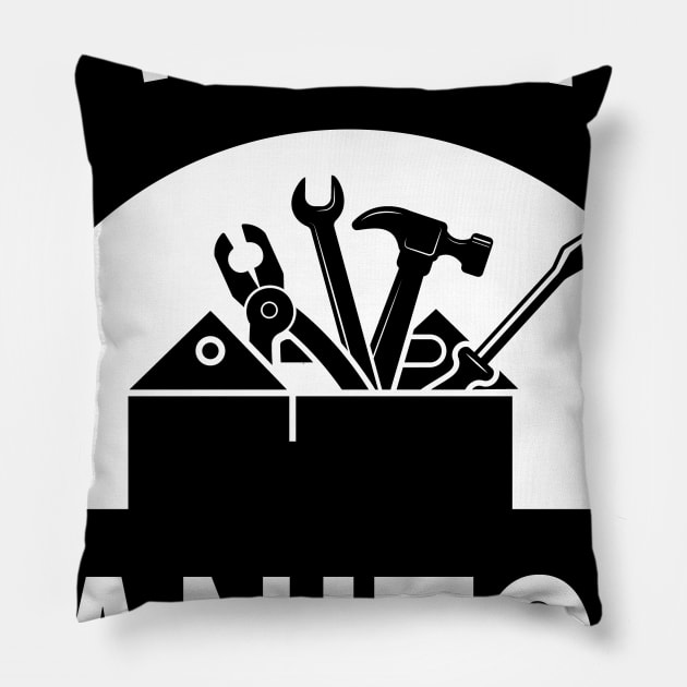 Caretaker Janitor Pillow by Johnny_Sk3tch