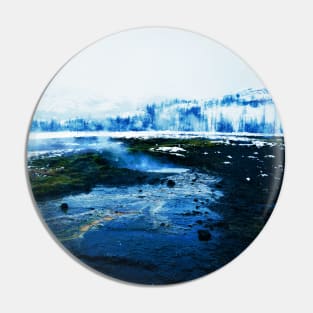 Icelandic Geyser Pin