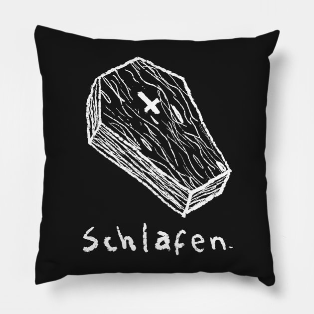 Schlafen Pillow by fledermaus