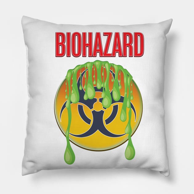 Biohazard Slime Pillow by nickemporium1