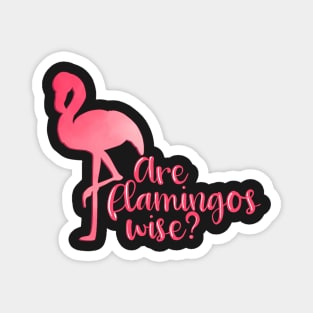 Mamma Mia Are Flamingos Wise? Magnet