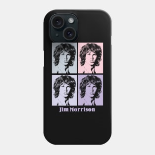 Jim Morrison 80s Pop Art Phone Case