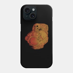 astronaut skull neil armstrong after dead Phone Case