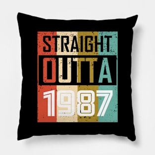 Straight Outta 1987 Pillow