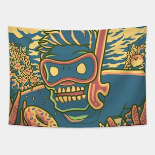 Zombies: Scuba Diving Tapestry