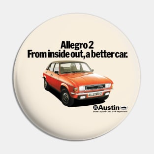 AUSTIN ALLEGRO - advert Pin