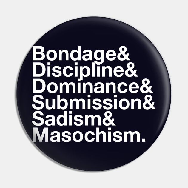 BDSM Bondage Dominance Submission Sadism Masochism Pin by Juandamurai