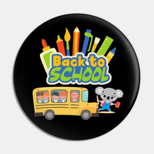 Koala Goes To School - Back To School Pin