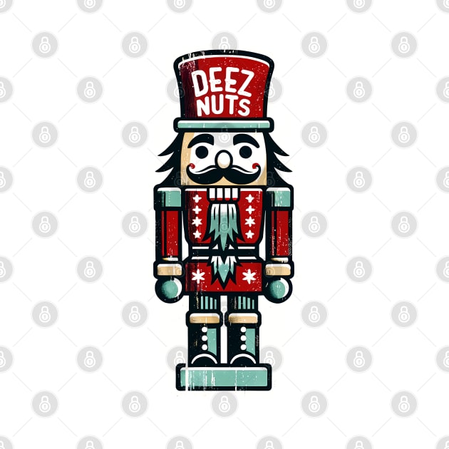 'Deez Nuts' Nutcracker Shirt by Klimek Prints