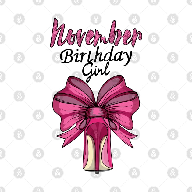 November Birthday Girl by Designoholic