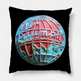 Triumph globe classic car logo badge Pillow