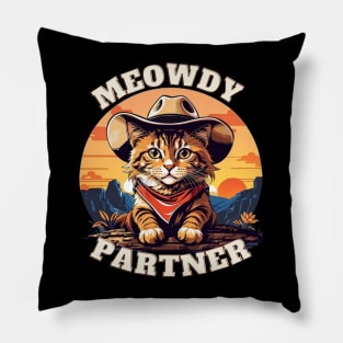 Meowdy Partner Cat Pillow