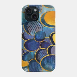 Abstract deep blue // pattern Phone Case