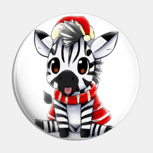 Cute Zebra Drawing Pin