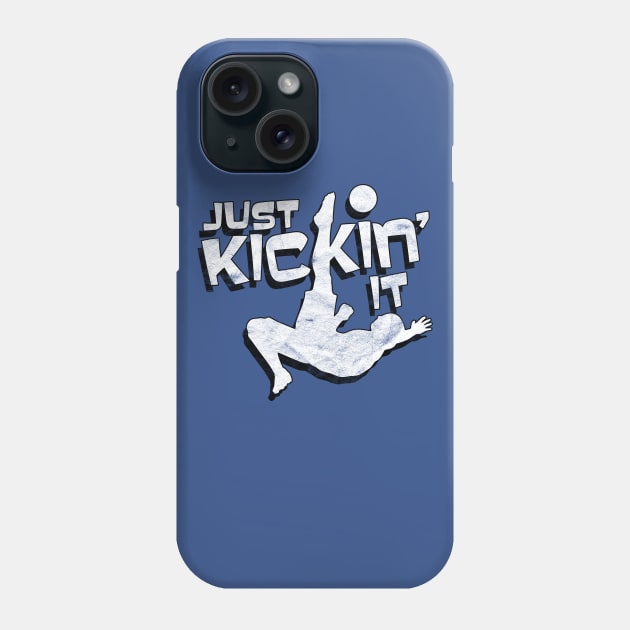 Just Kickin' It Soccer Players Vintage Distressed Phone Case by guitar75