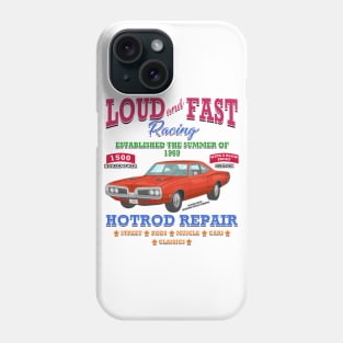 Loud & Fast Racing Hot Rod Repair Muscle Car Novelty Gift Phone Case