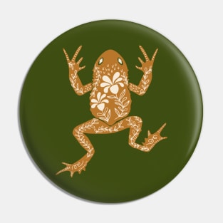 Dark Omens Toad - Pumpkin Pin