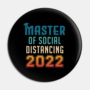 Master of Social Distancing Graduation Pin