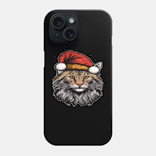 Bobcat Christmas Phone Case