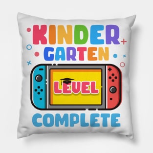 Kindergarten Level Complete Last Day Of School Graduate Gift For Boys Girl Kids Pillow