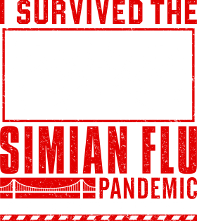 I Survived the Simian Flu Magnet