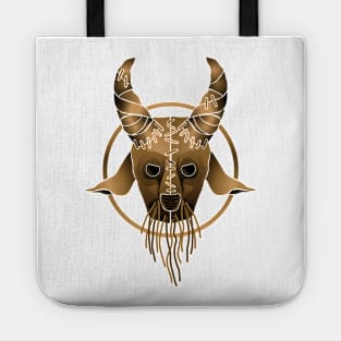 Scarecrow mask Goat Tote