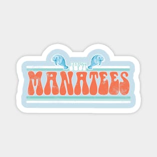 Just A Girl Who Loves Manatees - Cute Manatee Magnet