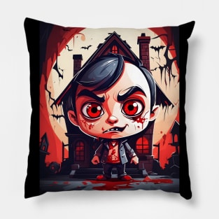 Cute Halloween Vampire Pillow