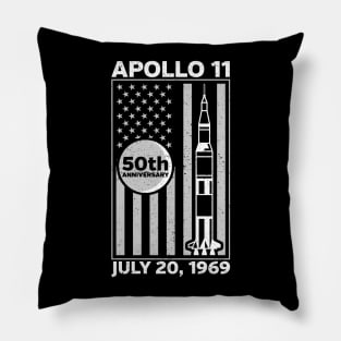 Apollo 11 Commemorative Moon Landing 50th Anniversary Pillow