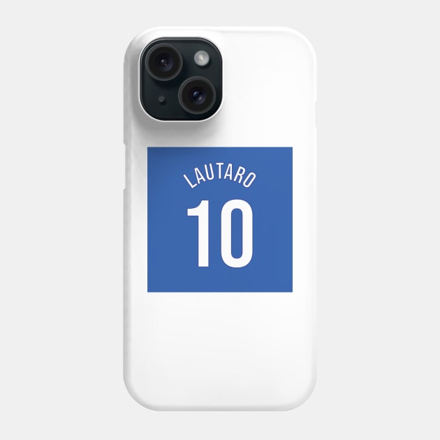 Lautaro 10 Home Kit - 22/23 Season Phone Case by GotchaFace