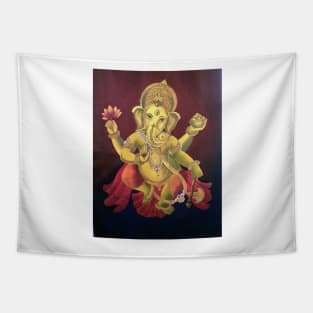 Dancing Ganesha Tapestry