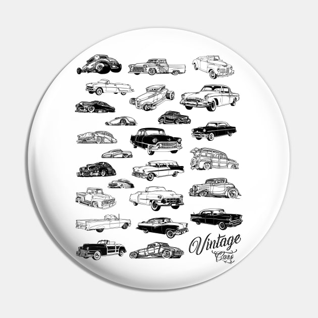 Vintage Cars Pin by workshop71