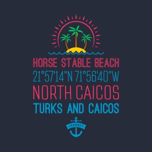 Horse Stable Beach, North Caicos, Turks and Caicos Islands T-Shirt