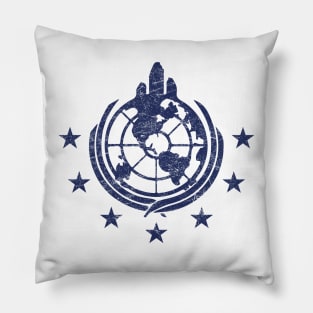 Super Earth from Helldivers 2 logo Pillow