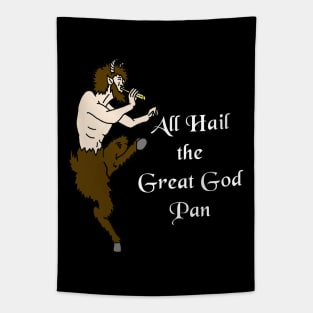 All Hail the Great God Pan Tapestry