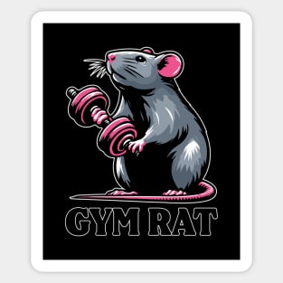 GYM RAT, WORKOUT :) Sticker for Sale by Tautvydas