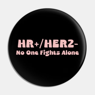 HR+/HER2- Breast Cancer Awareness Pin