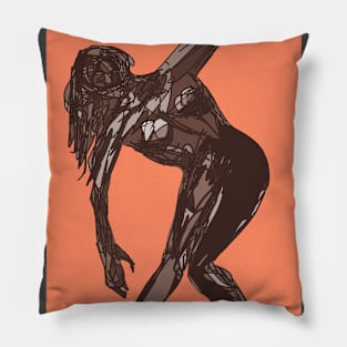 Young woman Pillow