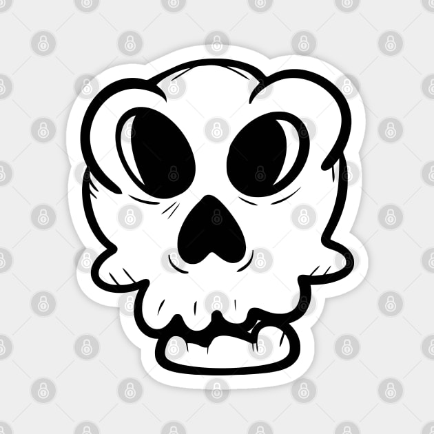 cartoon Skull Magnet by Jrfiguer