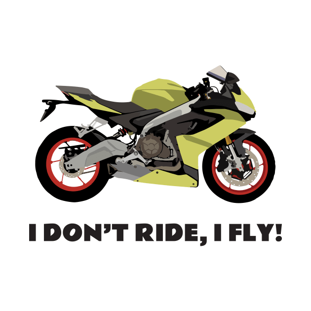 I don't ride, I fly! Aprilia RS 660 by WiredDesigns