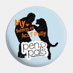 ACCT Philly Pen Pals Heart Pin