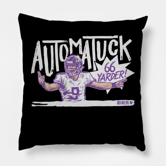 Justin Tucker Automatuck Pillow by Chunta_Design